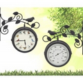 Outdoor Singing Bird Clock & Thermometer